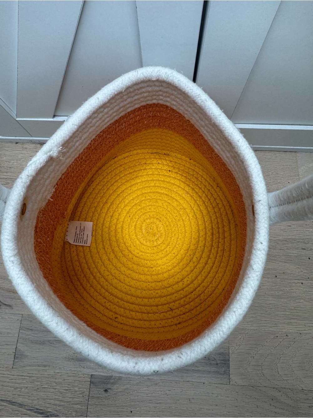 Candy Corn Robe Basket - Picture 2 of 5